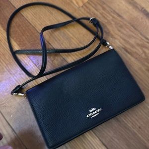 Coach crossbody bag / wallet with strap